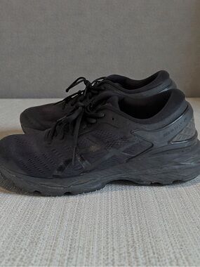 ASICS GEL-Kayano 24 Triple Black Women's Running Shoes T799N Size 9.5